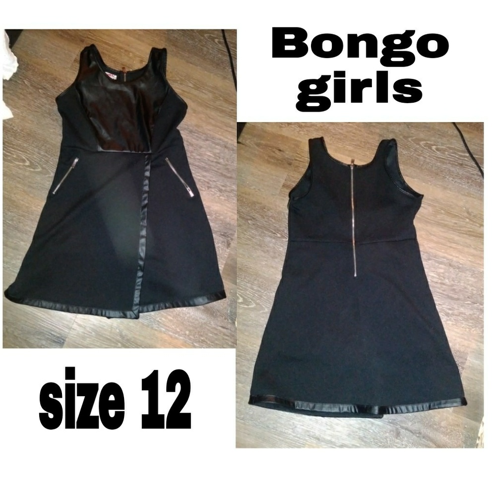 Bongo girls black romper skort